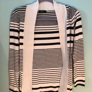 striped oversized cari digan
